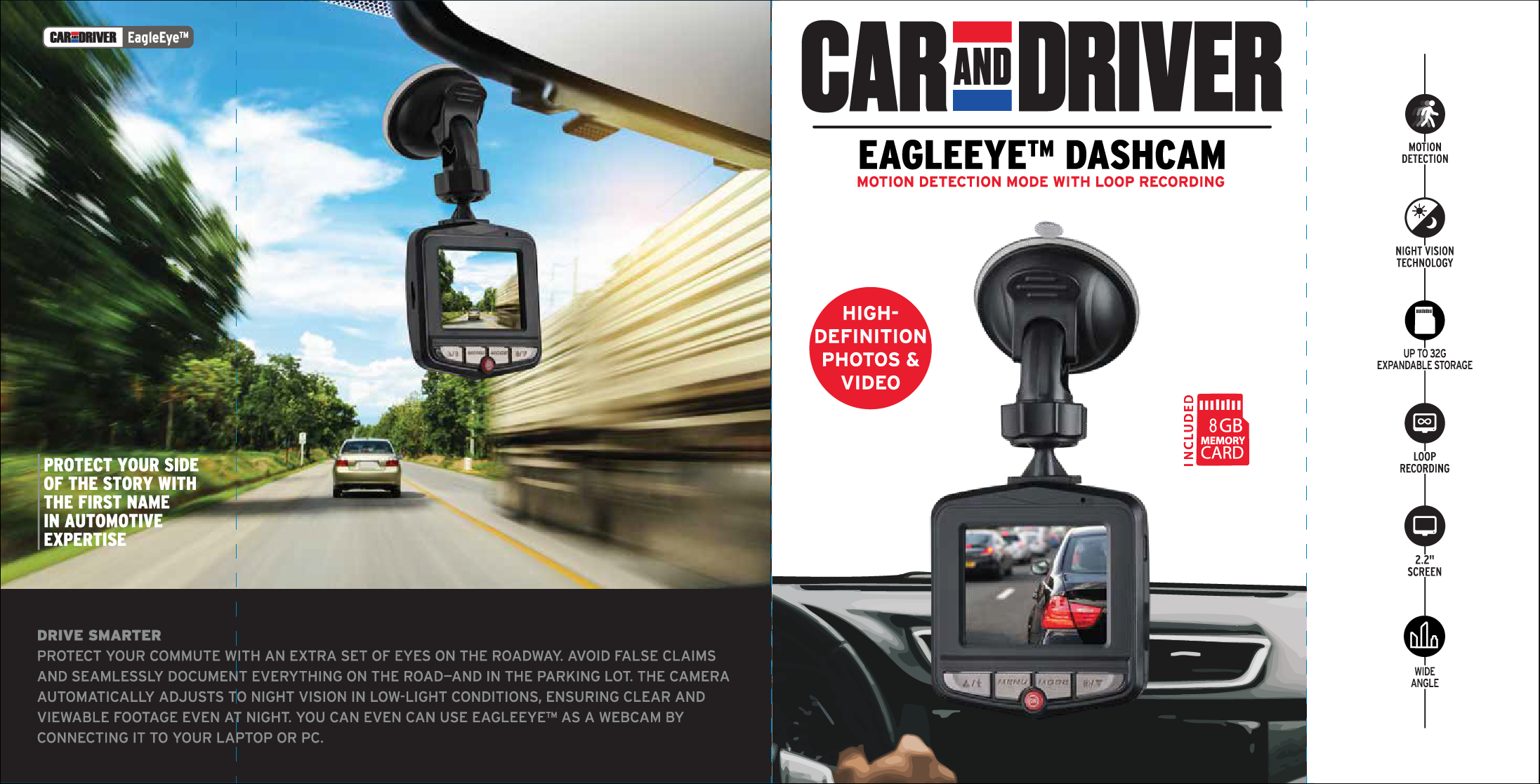 Car and Driver packaging